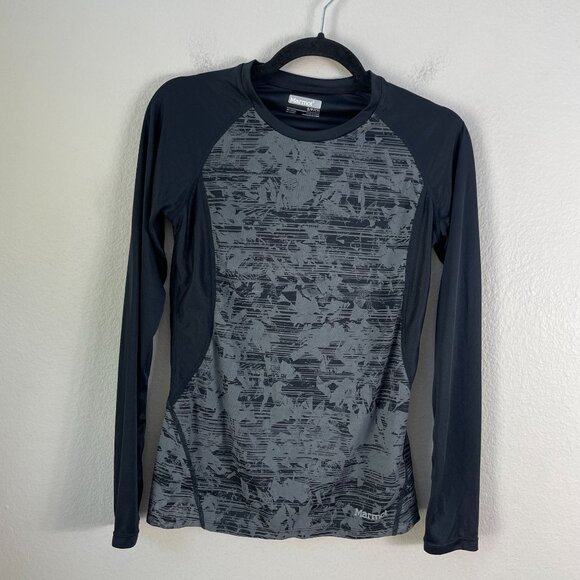 Marmot Womens Small Crystal Long Sleeve Shirt Performance Stretch Top - Picture 1 of 10